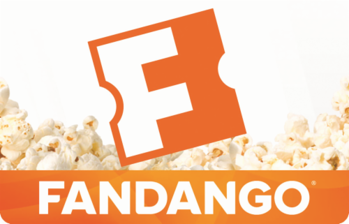 Fandango $25 Gift Card Perspective: front