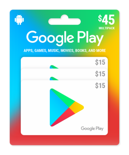 Google Play $45 Gift Card Multipack, 1 ct - QFC