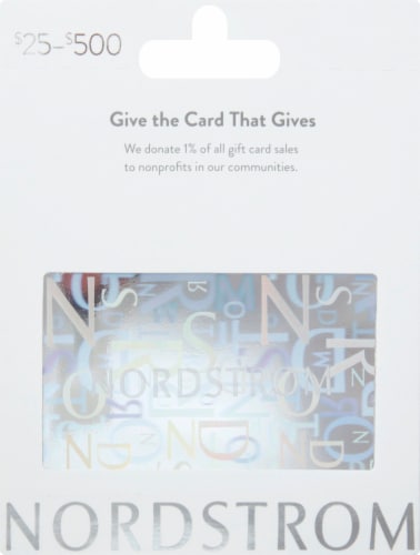 Nordstrom $25-$500 Gift Card Perspective: front