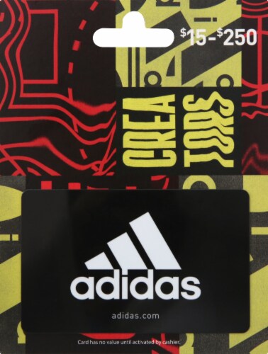 adidas Gift Card $15 - $250 Perspective: front