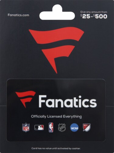 Fanatics Gift Card 25 500 1 ct King Soopers