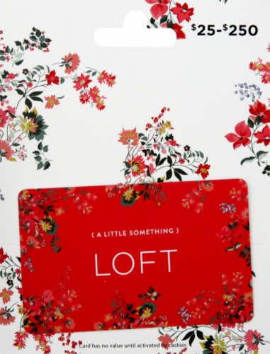 Loft Gift Card $25 - $250 Perspective: front