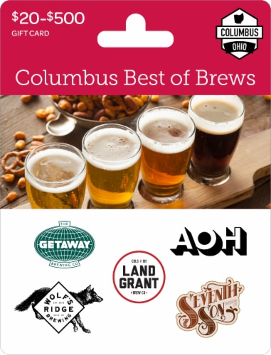 Columbus Best of Brews $20-$500 Gift Card, 1 ct - Kroger