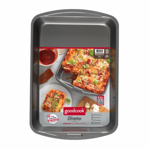 GoodCook® Nonstick Lasagna & Roast Pan Perspective: front