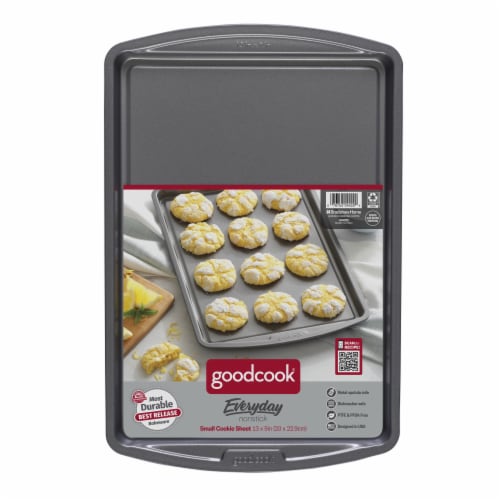 GoodCook® Small Nonstick Cookie Sheet - Silver Perspective: front