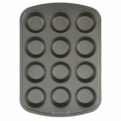GoodCook® Premium Nonstick 12-Cup Muffin Pan Perspective: front