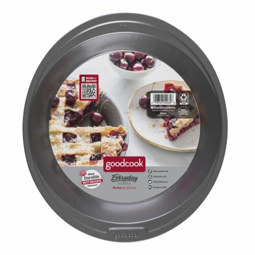 GoodCook® Everyday Nonstick Steel Pie Pan Perspective: front