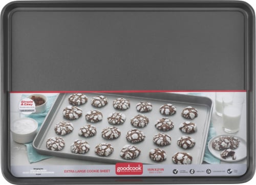 GoodCook XL Nonstick Cookie Sheet - Gray 15 x 21 in