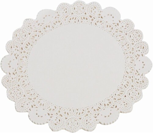 Sweet Creations Doilies - 24 Pack - White - 10 Inch Perspective: front