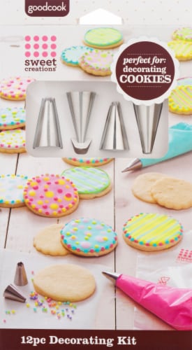 Sweet Creations by GoodCook® Cookie Decorating Kit Perspective: front