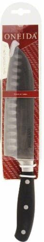Oneida Precision Series Santoku Knife - Black - 7 Inch Perspective: front