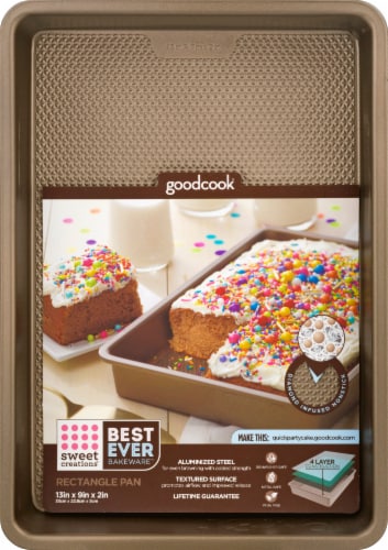 Sweet Creations by GoodCook® Rectangle Pan Perspective: front