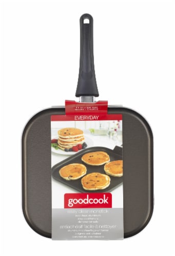 GoodCook® Everyday Easy Clean Nonstick Griddle Pan Perspective: front