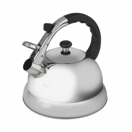 GoodCook® Stainless Steel Tea Kettle - Silver Perspective: front