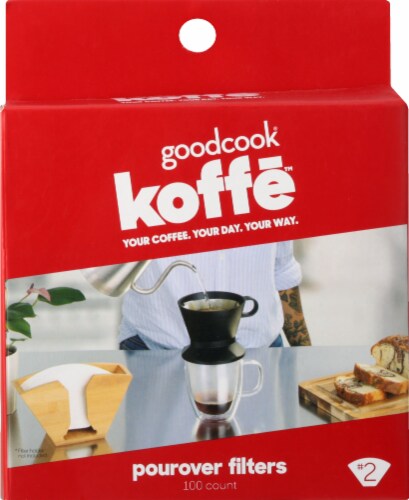 Bialetti Paper Cone Coffee Filters Perspective: front