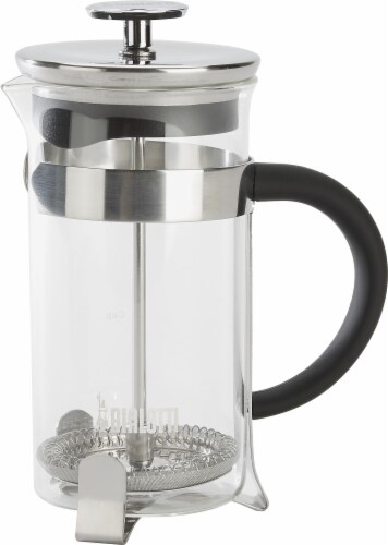 Bialetti Simplicity French Coffee Press - Black Perspective: front