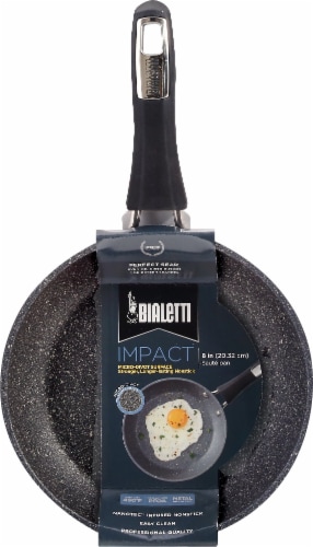 Bialetti Nonstick Impact, 10 in. Saute Pan, Gray