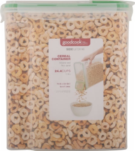 GoodCook® Side Latching Cereal Container Perspective: front