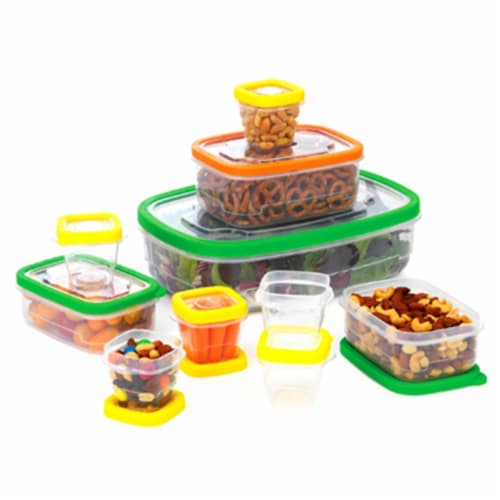 Meal Prep 2 Compartments, Rectangle, 10-Piece Set - GoodCook