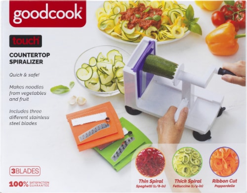 Nutri Slicer 3-in-1 Spinning/Rotating Counter Top Veg & Fruit Slicer