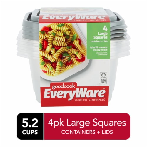 GoodCook EveryWare™ Large Storage Container Set Perspective: front