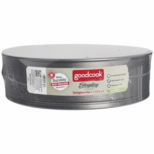 GoodCook Nonstick Steel 8 Square Cake Pan, Gray 