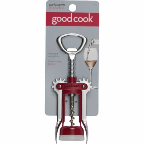 Good Cook® Wing Corkscrew - Red Perspective: front