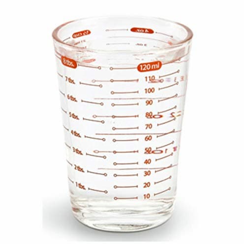Bradshaw International 223905 4 oz Measuring Glass Perspective: front