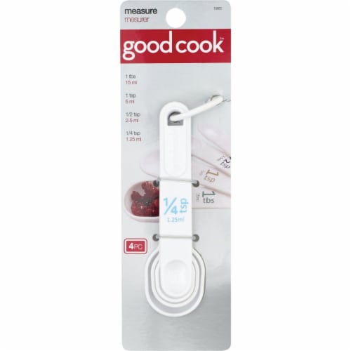 Bradshaw Good Cook 4-Piece Measuring Spoon Set Perspective: front