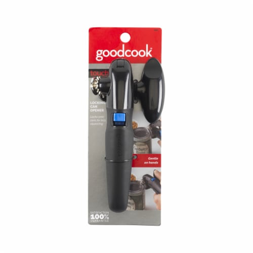 GoodCook® Touch Deluxe Can Opener - Black/Silver, 1 ct - Fred Meyer