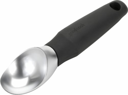 GoodCook® Touch Ice Cream Scoop - Black Perspective: front