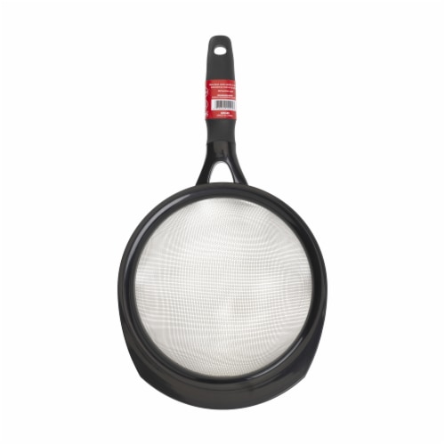 GoodCook® Touch® Strainer - Black Perspective: front