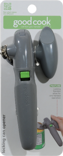 GoodCook® Pro Locking Can Opener - Gray Perspective: front