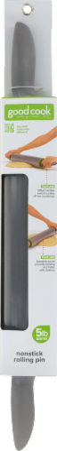 GoodCook® Nonstick Rolling Pin - Gray/Green Perspective: front