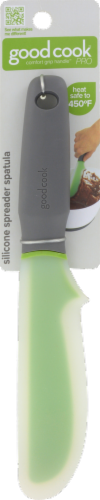 GoodCook® Spatula/Spreader with Cover - Gray/Green Perspective: front