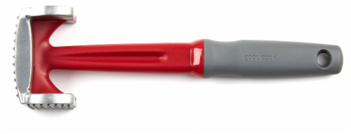 GoodCook® Pro Meat Tenderizer - Gray/Red Perspective: front