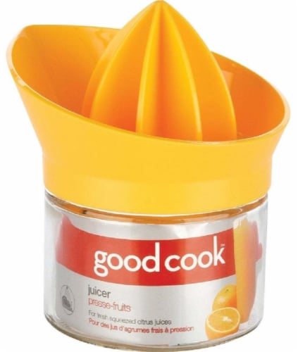 GoodCook™ Glass Juicer - Yellow Perspective: front