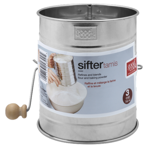 GoodCook® Sifter with Crank Perspective: front