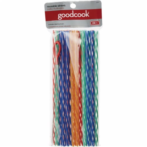 GoodCook® Reusable Straws Perspective: front