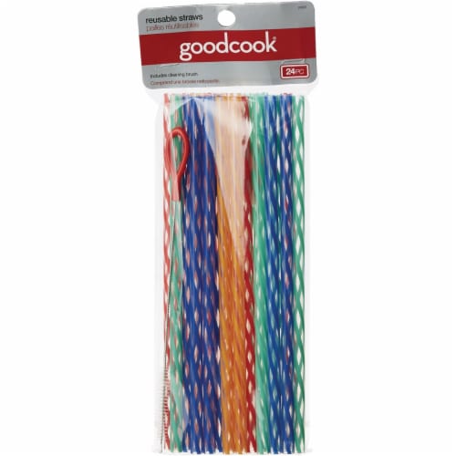 GoodCook® Reusable Straws, 24 ct - Harris Teeter