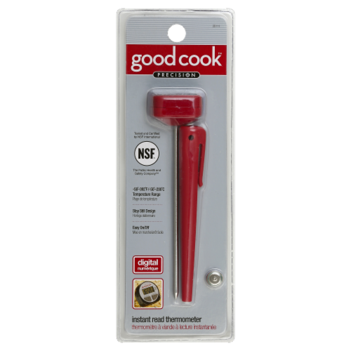 GoodCook® Precision Instant-Read Digital Thermometer Perspective: front