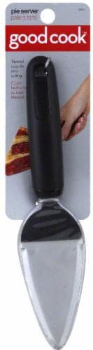 GoodCook® Pie Server - Black Perspective: front