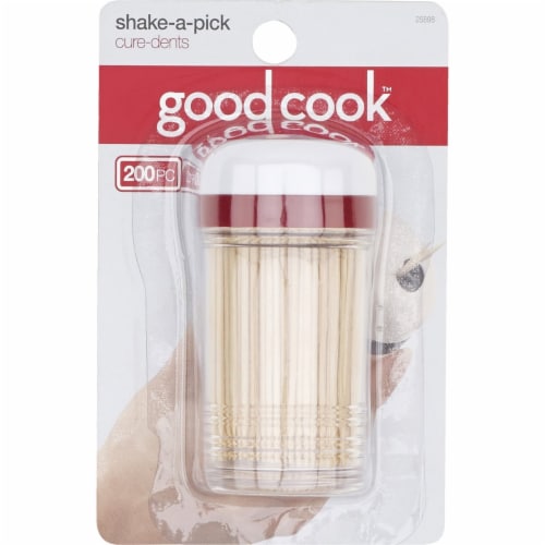 GoodCook Shake-A-Pick Toothpick Holder with Toothpicks Perspective: front