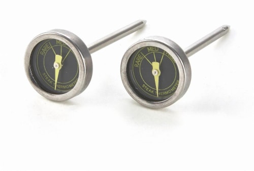 Profreshionals by GoodCook® Mini Meat Thermometers - Silver Perspective: front