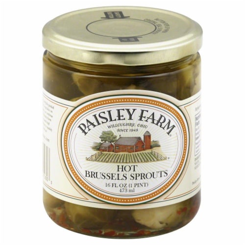 Paisley Farm® Hot Brussels Sprouts Perspective: front