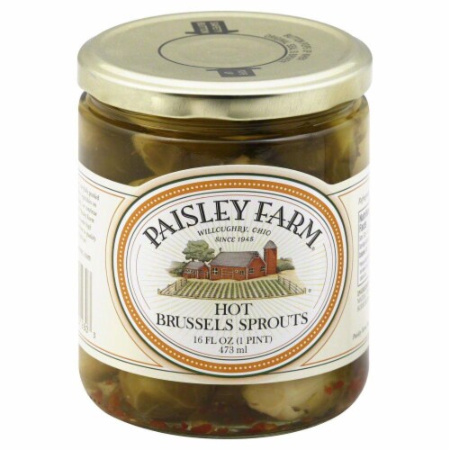 Paisley Farm® Hot Brussels Sprouts Perspective: front