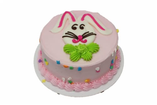 Gold Easter Bunny Cake Perspective: front