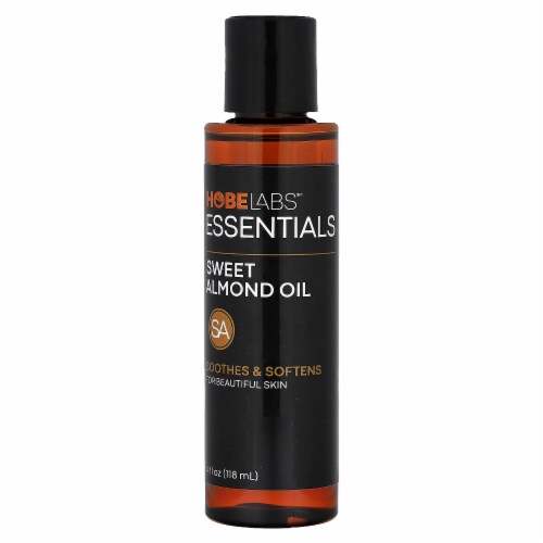 Hobe Labs Hobe Naturals Sweet Almond Oil - 4 fl oz - Pack of 3 Perspective: front