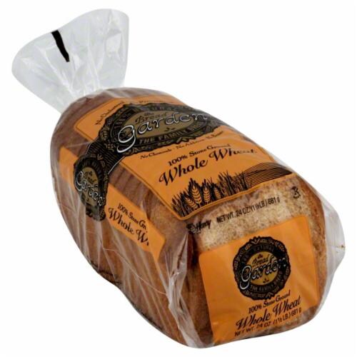 Bread Garden 100 Stone Ground Whole Wheat Bread, 24 Oz Fry’s Food Stores