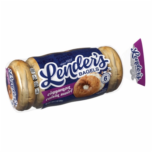 lender-s-cinnamon-raisin-swirl-bagels-6-ct-17-1-oz-kroger
